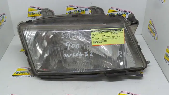 Headlight, right Saab 900