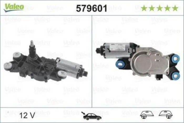 Ruitenwissermotor achter Volvo V70