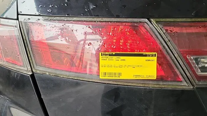 Taillight, left Honda Civic