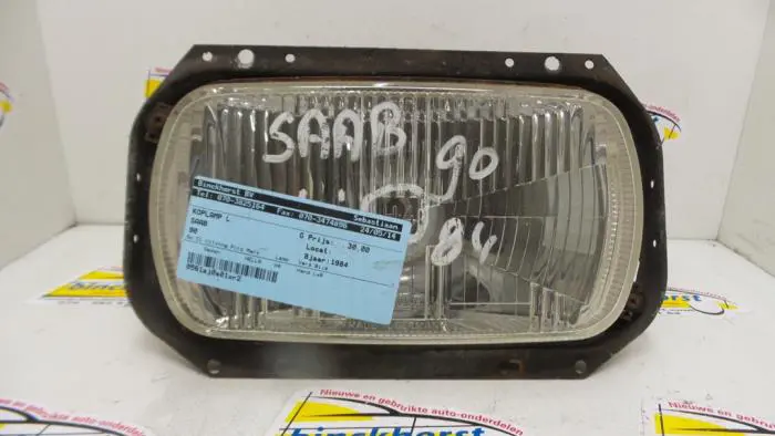 Headlight, left Saab 90